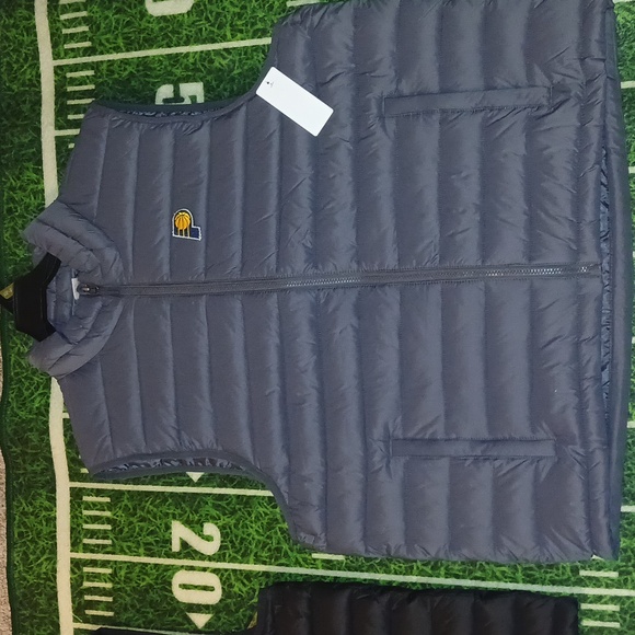 NBA Other - Indiana Pacers Full Zip Puffer Vest Jacket Winter Coat NWT